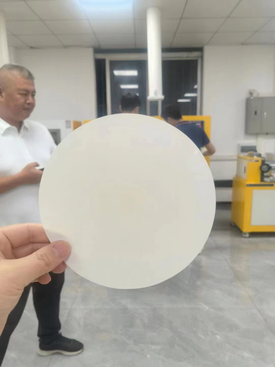 PVC管材热压成片